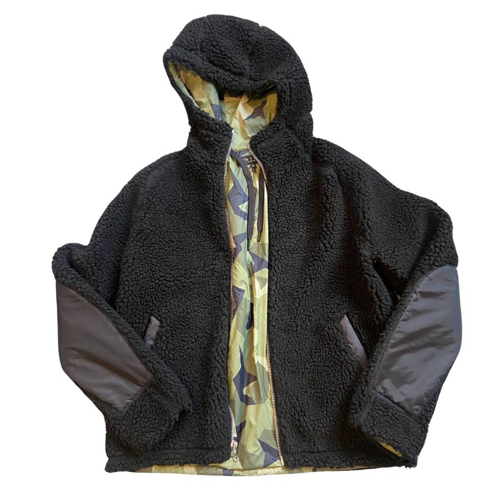 Rag & Bone Men’s Hooded Sherpa Puffer Jacket